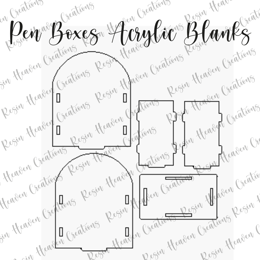 Small Pen Box Acrylic Blanks