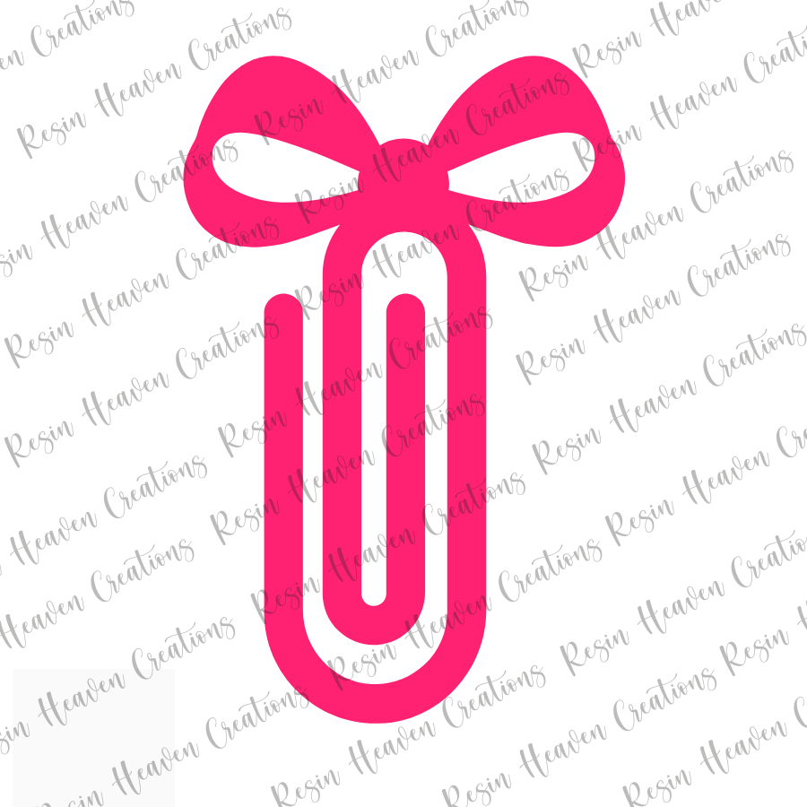 Bow 3 Paperclip (Clear)