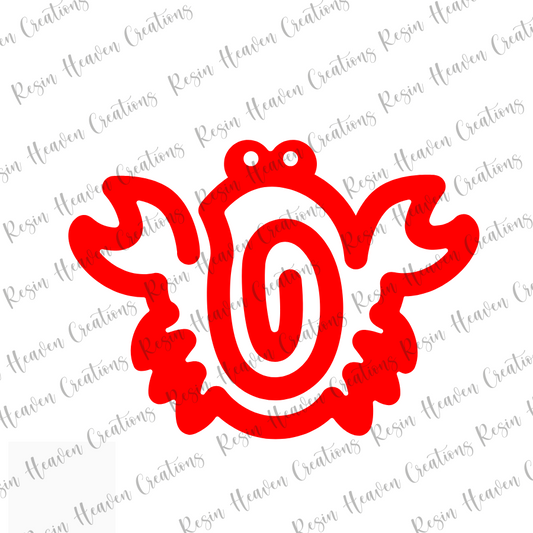 Crab Paperclip (Clear)