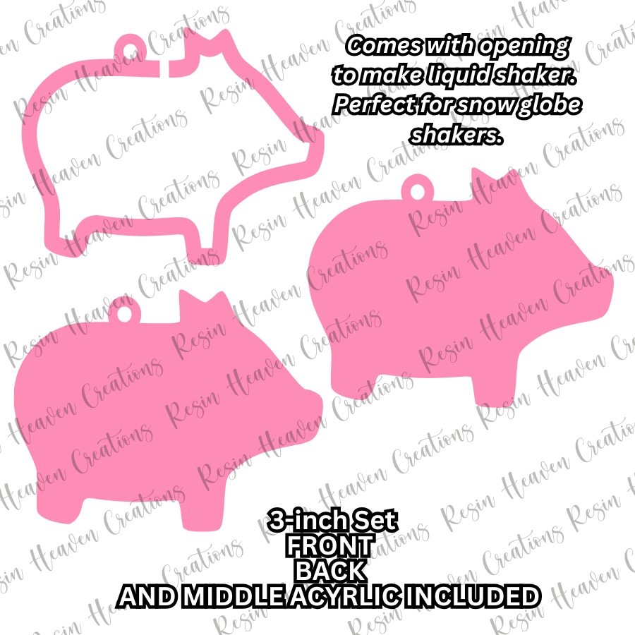 PIG Ornament Shaker (3 inch)