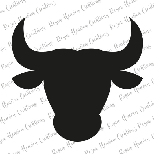 Bull (keychain or badge reel)