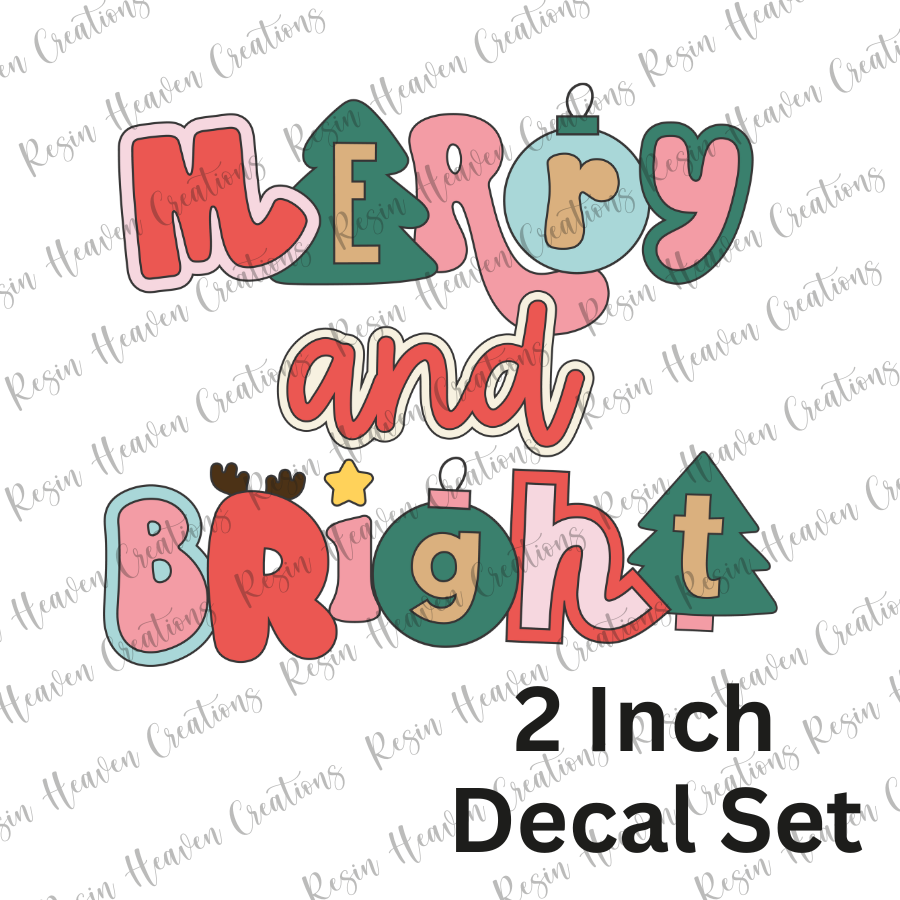 Merry and Bright! (Decal Set)