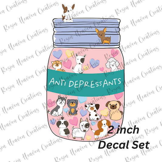 ANTI - DEPRESSANTS (DECAL SET)