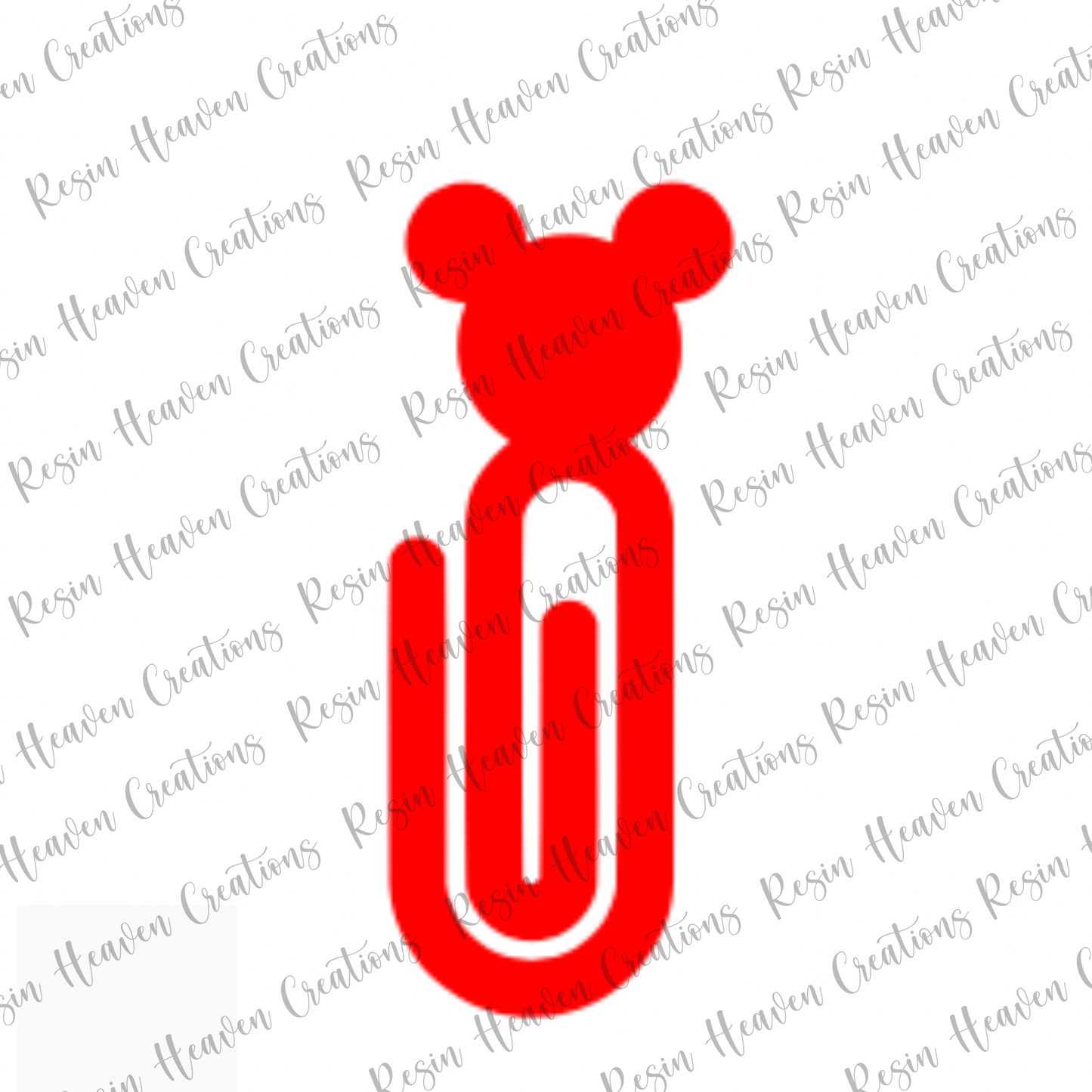 Mouse ears JUMBO PAPERCLIP (CLEAR)