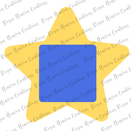 Star Post-It Note Holder Acrylic Blanks