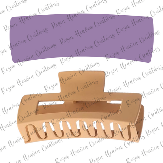 Large Hair Claw Clip (Clear acrylic 4 inch)