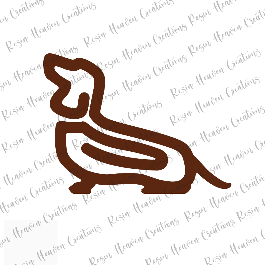 Dachshund dog Paperclip (Clear)