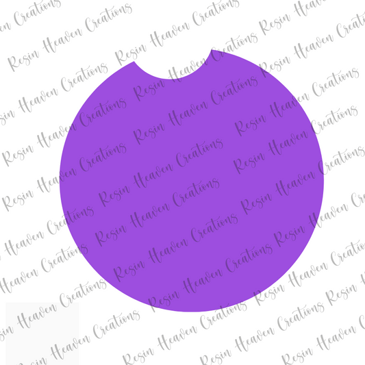 CAR Coasters Acrylic Blank (1 Acrylic Blank) WHITE ACRYLIC