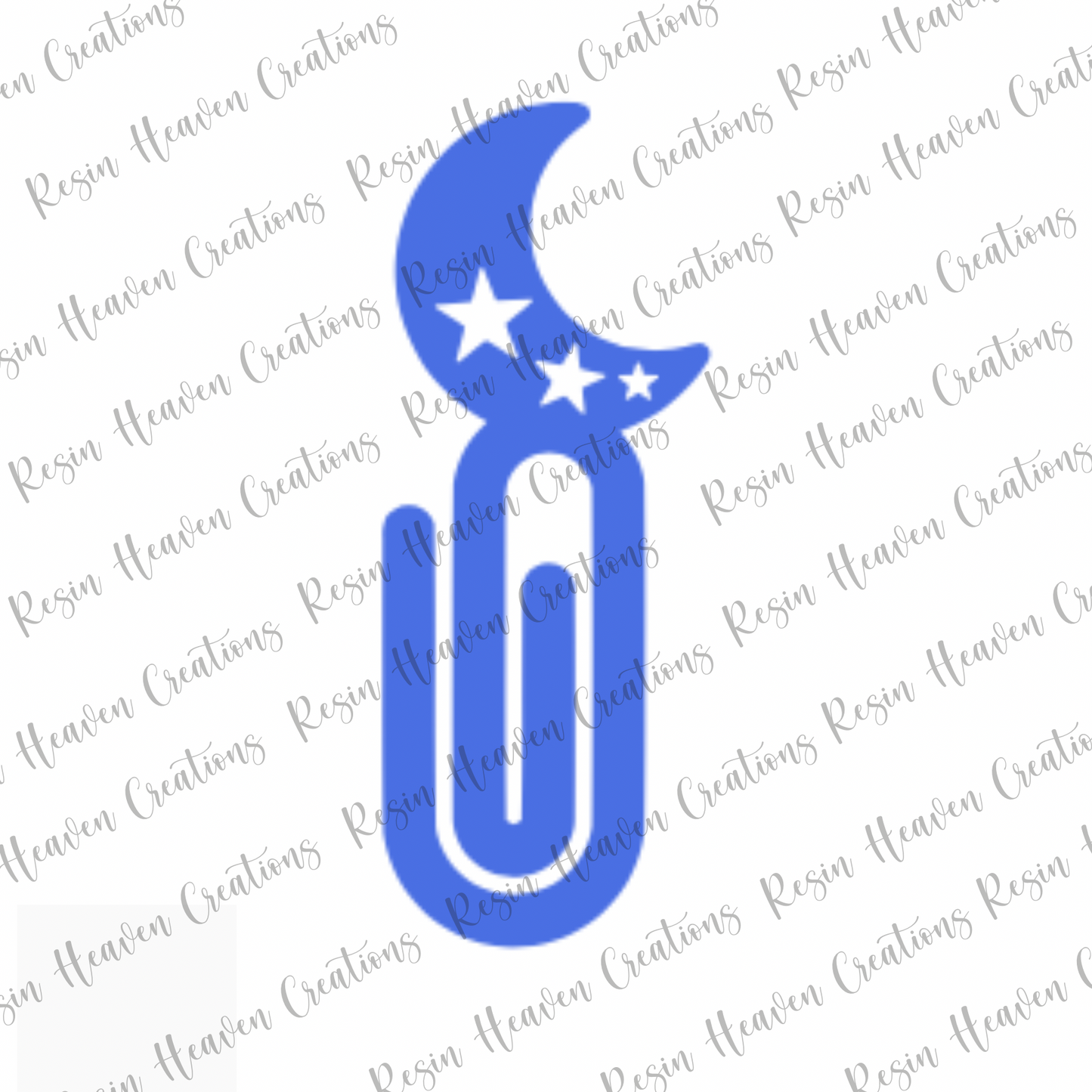 Moon JUMBO PAPERCLIP (CLEAR)