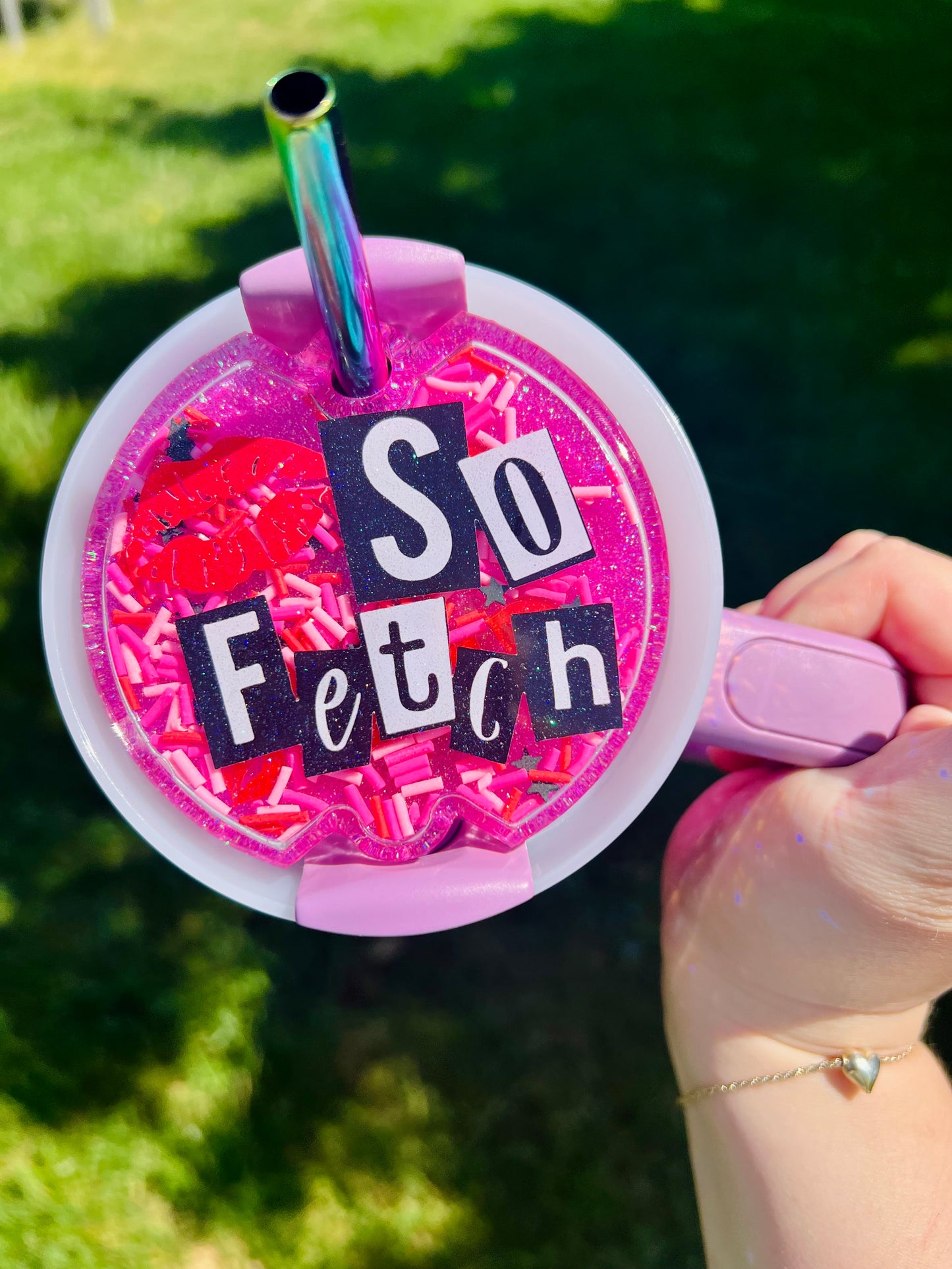 Mean Girls So Fetch themed Stanley Topper