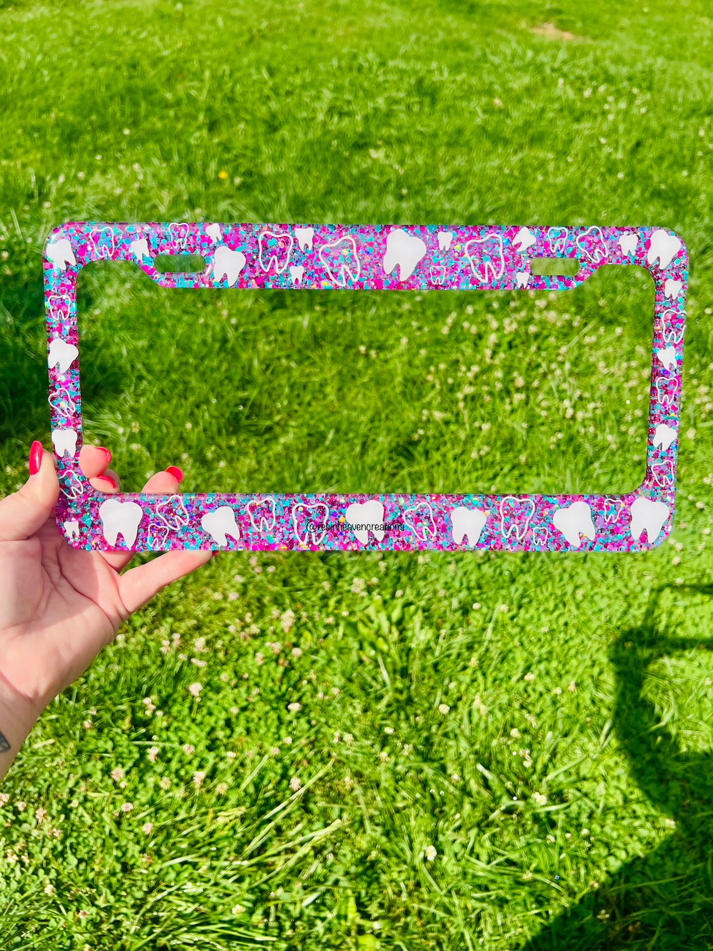 License Plate frame Dental Themed ๐ฆท MADE TO ORDER!