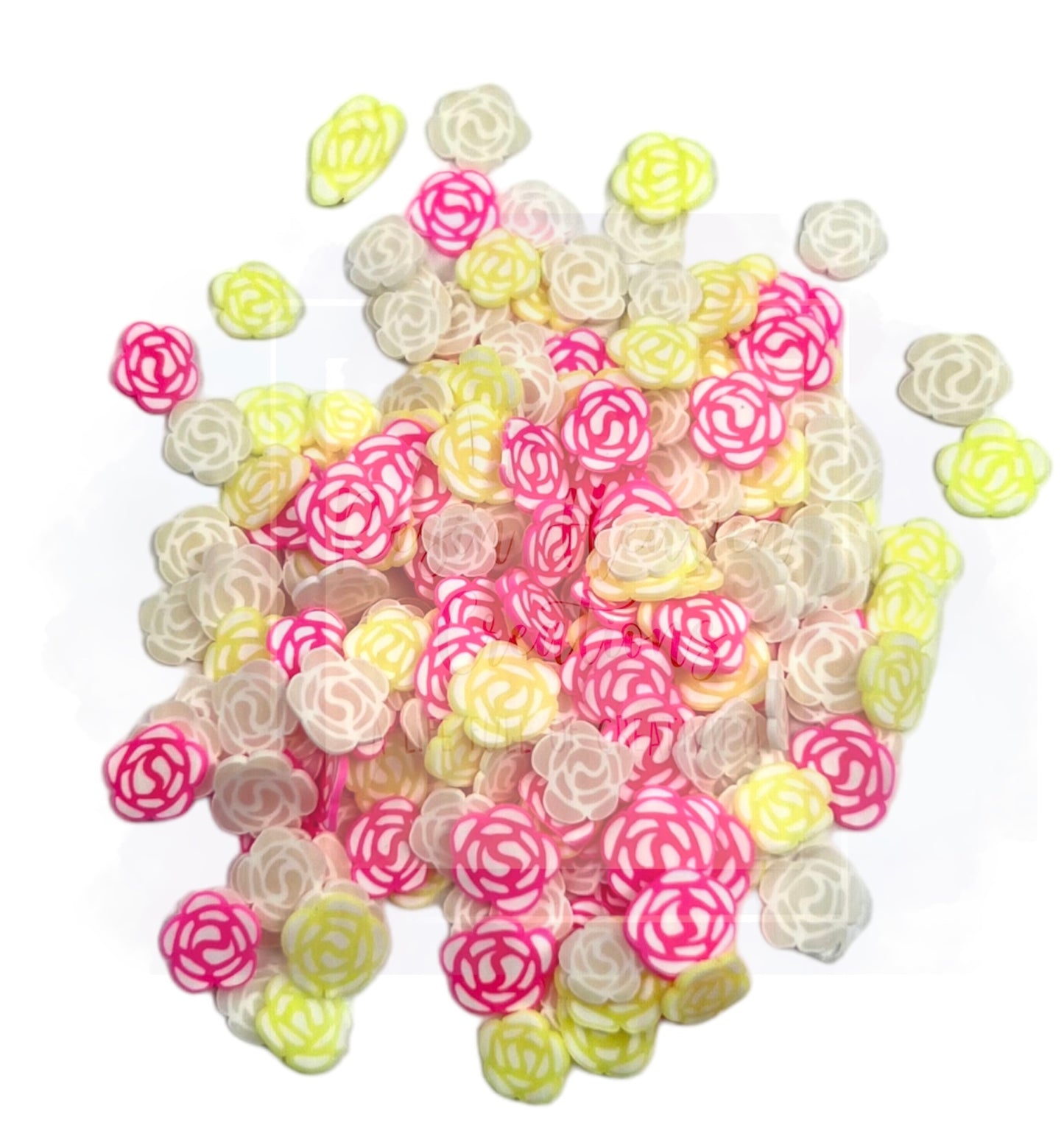 Pastel Rose Clay Pieces