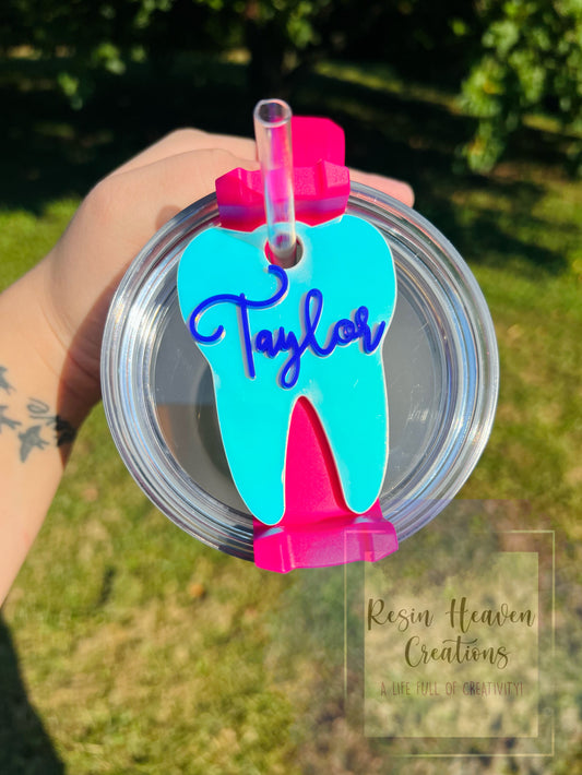 Tooth Tumbler Name Plate