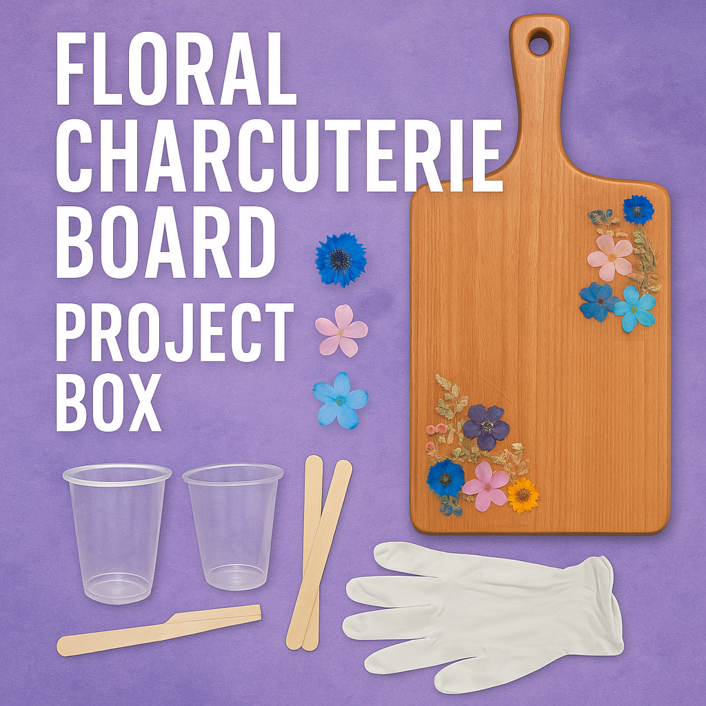Floral Charcuterie Board PROJECT BOX with CLASS PASS