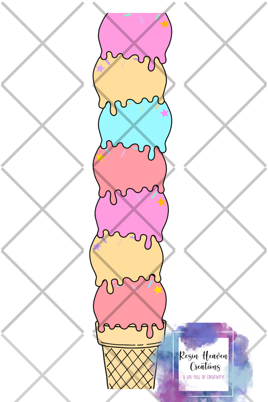 Printed waterslide 0155