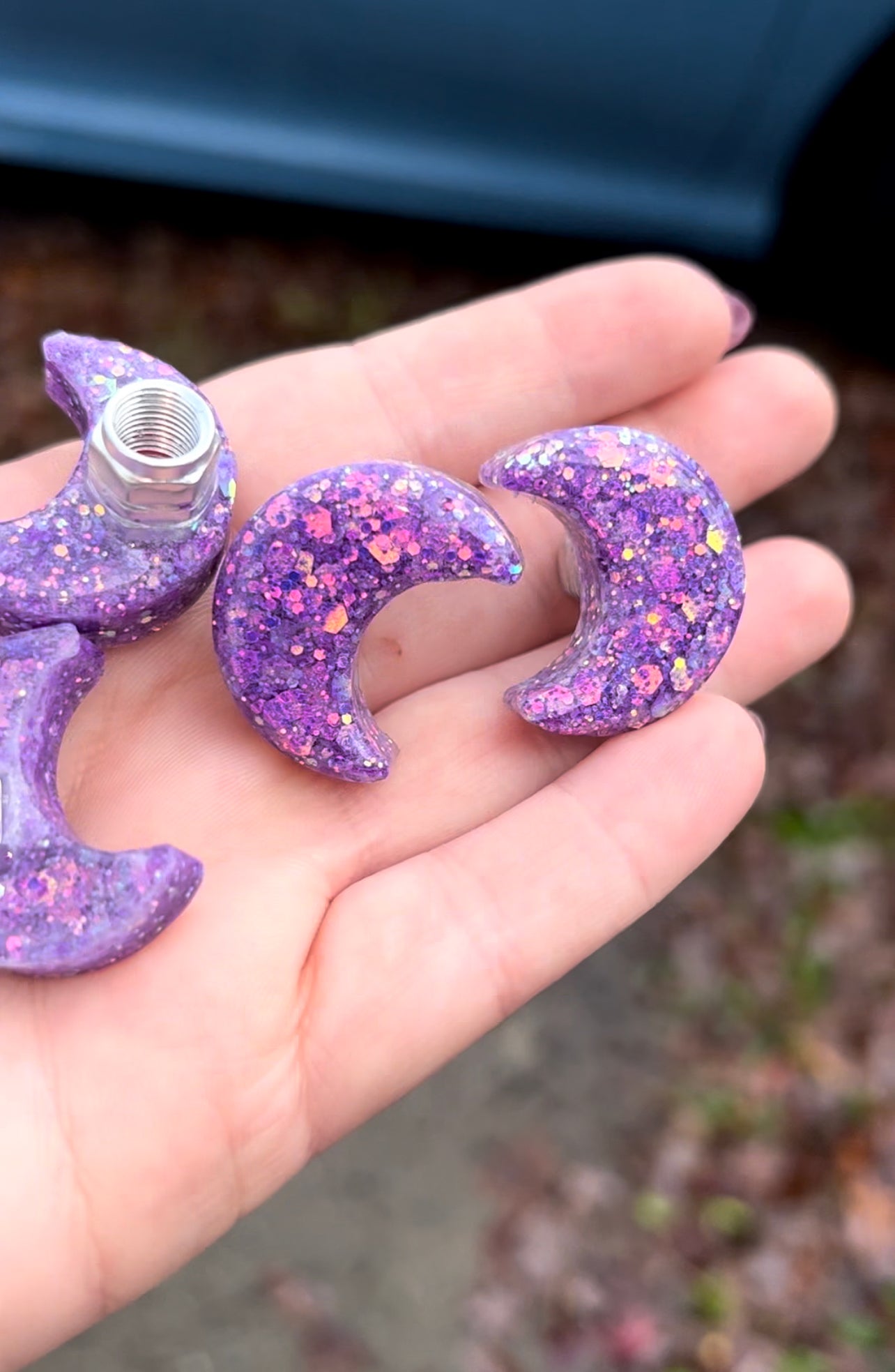 Moon Shaped Valve Caps