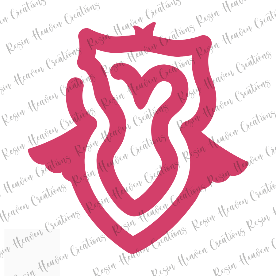 Owl Jumbo Paperclip (Clear)