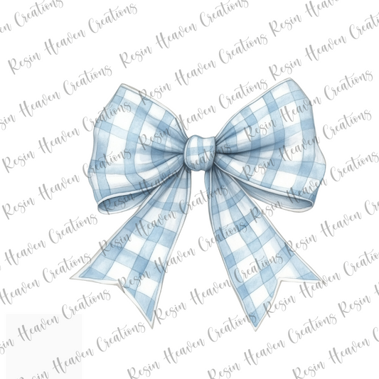 Plaid Bow (DECAL SET)
