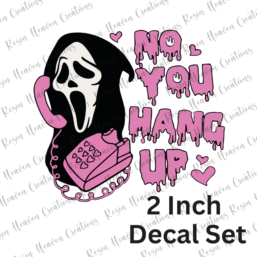 No you hang up (Decal Set)