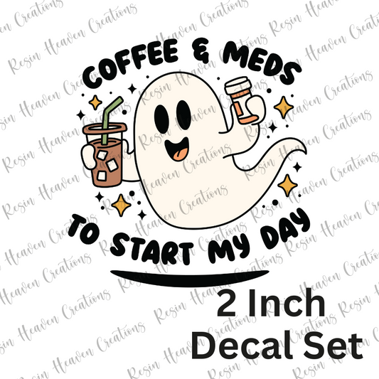 Coffee and Meds! (Decal Set)