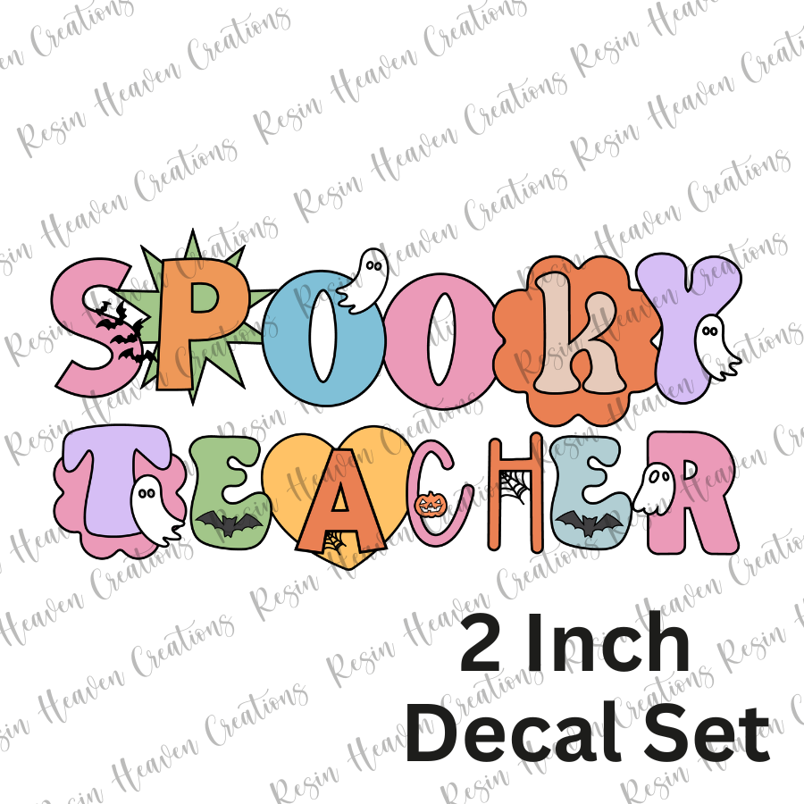 Spooky Teacher (Decal Set)