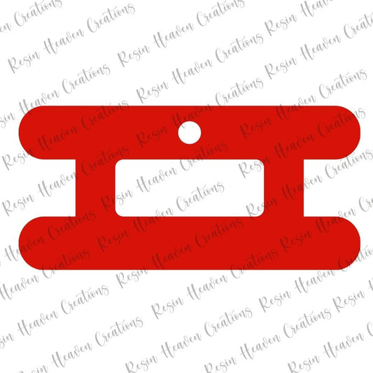 Hair Tie Holder Acrylic Blank REGULAR