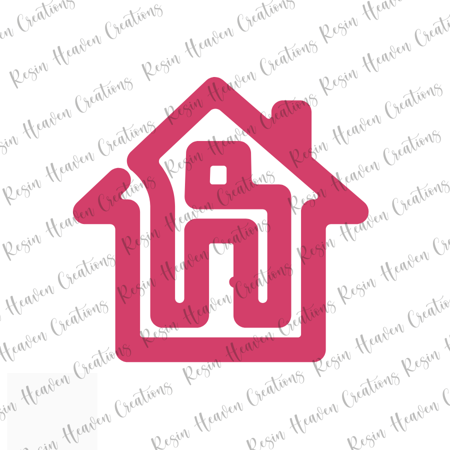 House Jumbo Paperclip (WHITE ACRYLIC)