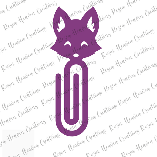 FOX JUMBO Paperclip (Clear)