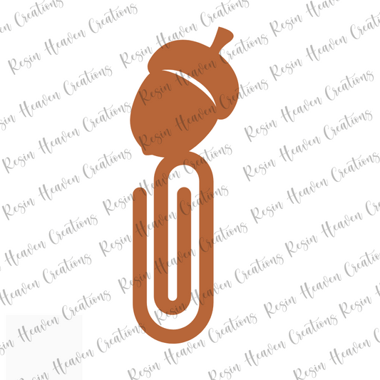 Acorn JUMBO Paperclip (Clear)
