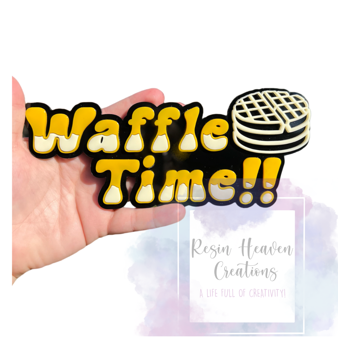 Waffle Time Acrylic Sign