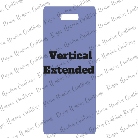Clear Lightweight Vertical Extended Badge Buddy