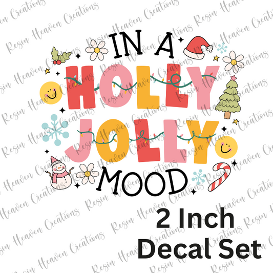 In a Holly Jolly Mood! (Decal Set)