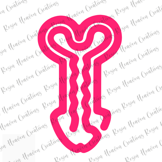 Penis Jumbo Paperclip (Clear)