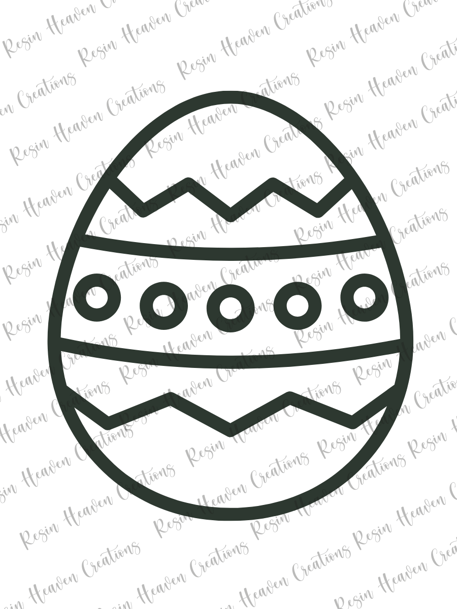 Decorative Egg (keychain or badge reel)