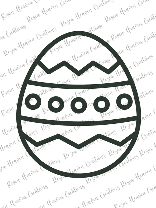 Decorative Egg (keychain or badge reel)