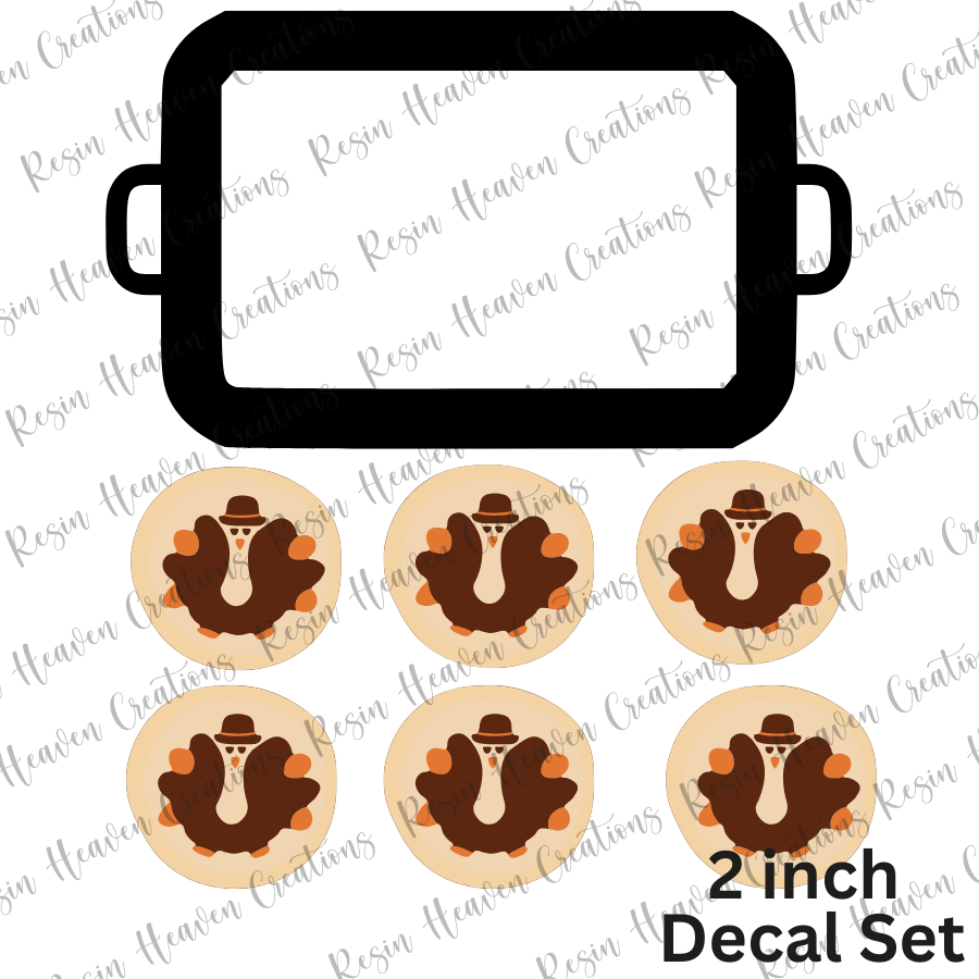 Thanksgiving Cookie shaker (Decal Set)