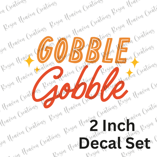 Gobble Bobble! (Decal Set)