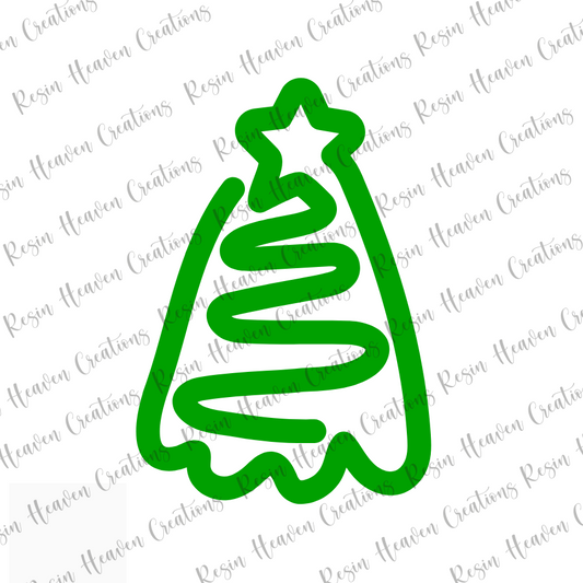 Christmas tree Paperclip (Clear)