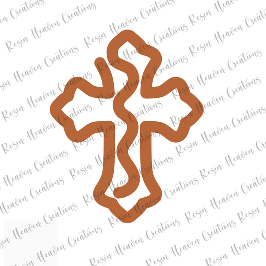 Cross Paperclip (Clear)
