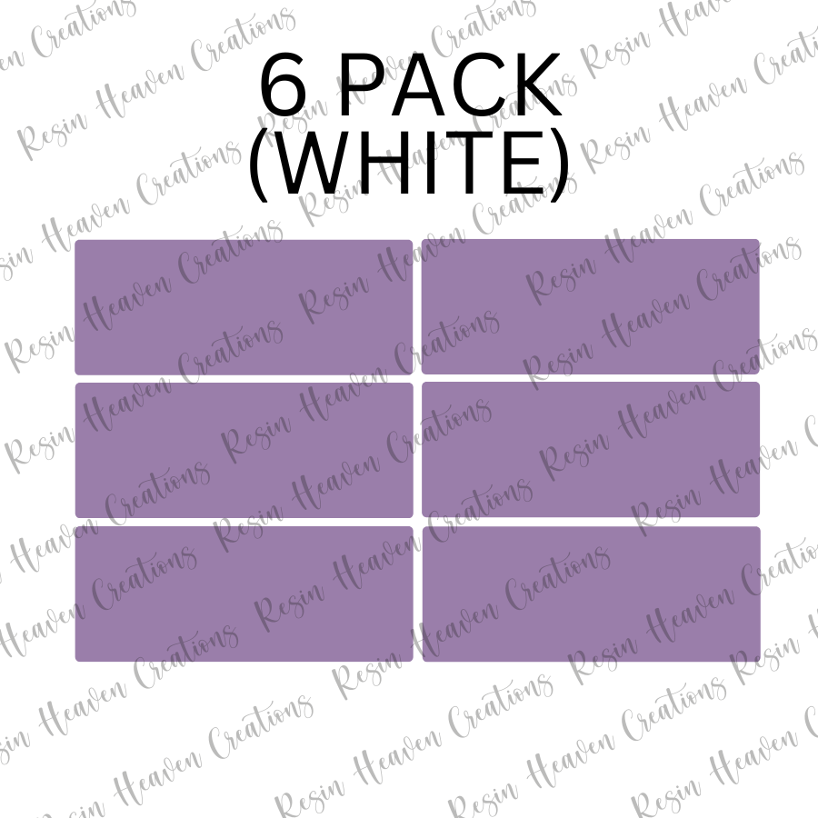 Post It Note Holder Risers PACK OF 6 (WHITE ACRYLIC)