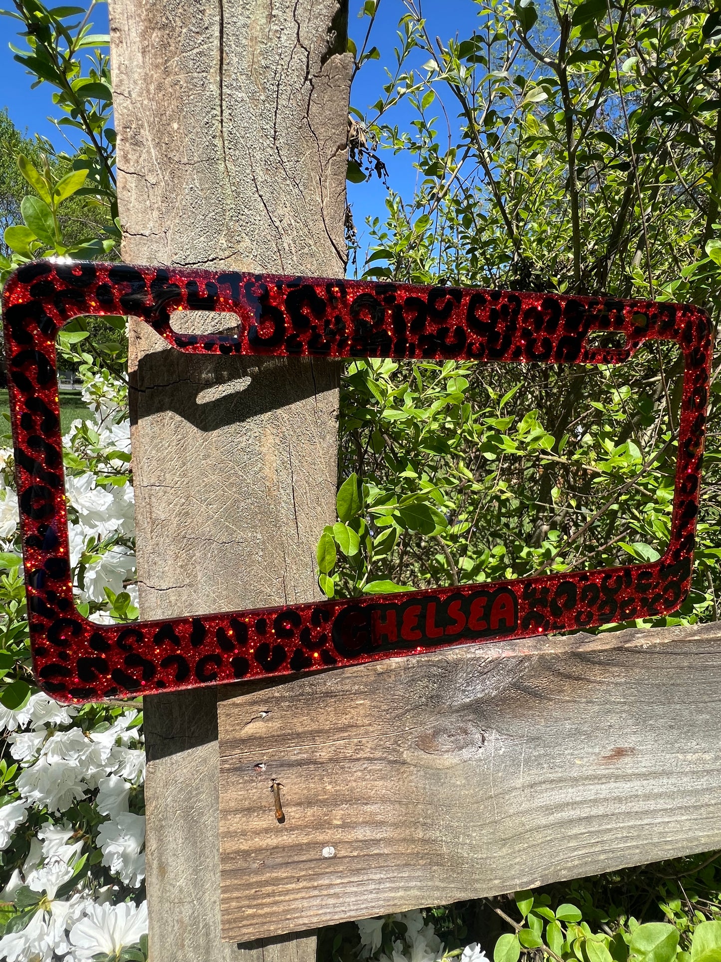Custom LICENSE PLATE FRAME (made to order)