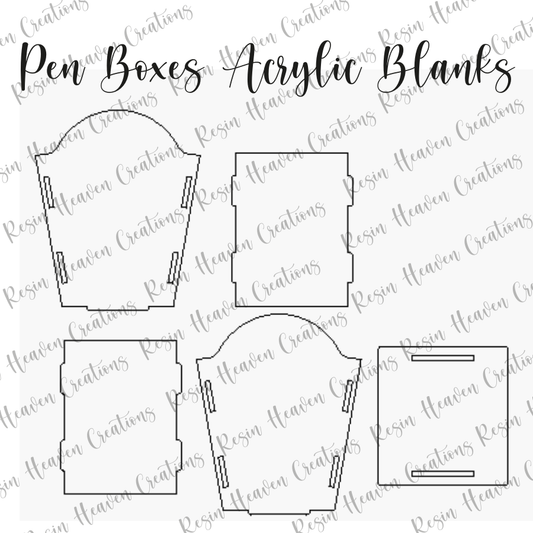Large Pen Box Acrylic Blanks