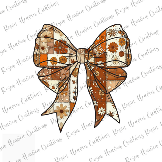 Fall Vibes Bow (DECAL SET)