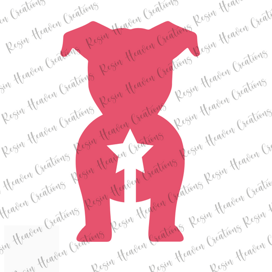 Pitbull Bag Clip (Clear)