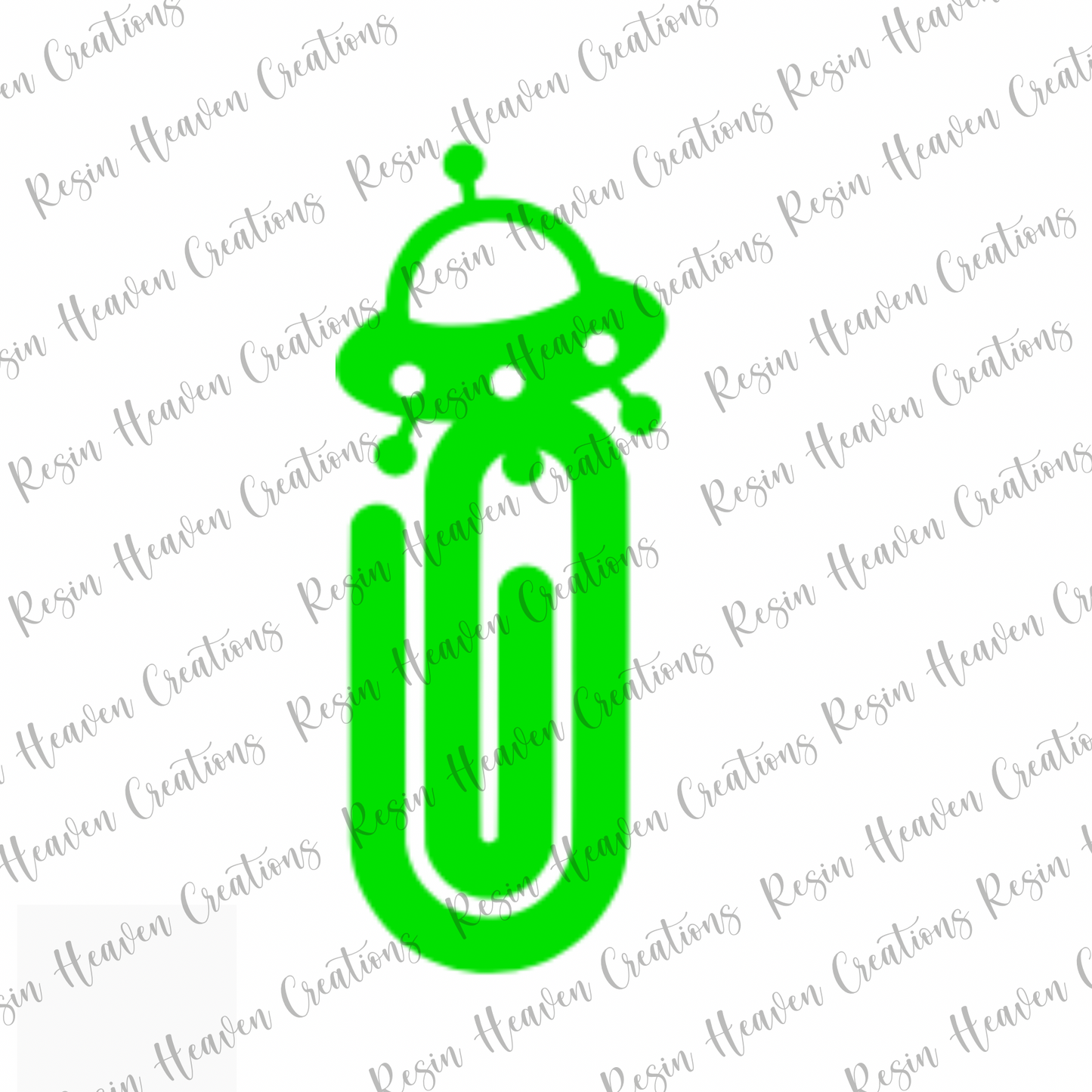 UFO JUMBO PAPERCLIP (CLEAR)
