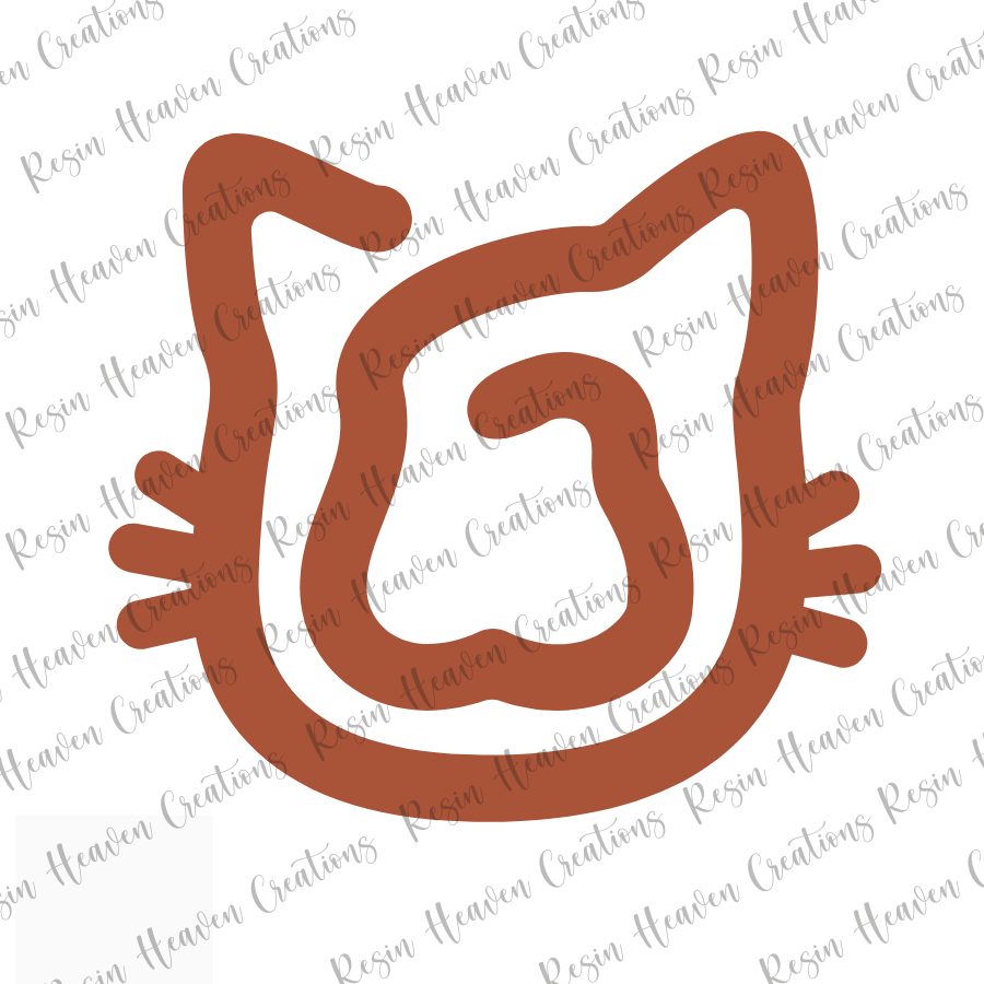 Cat Lovers Jumbo Paperclip (Clear)