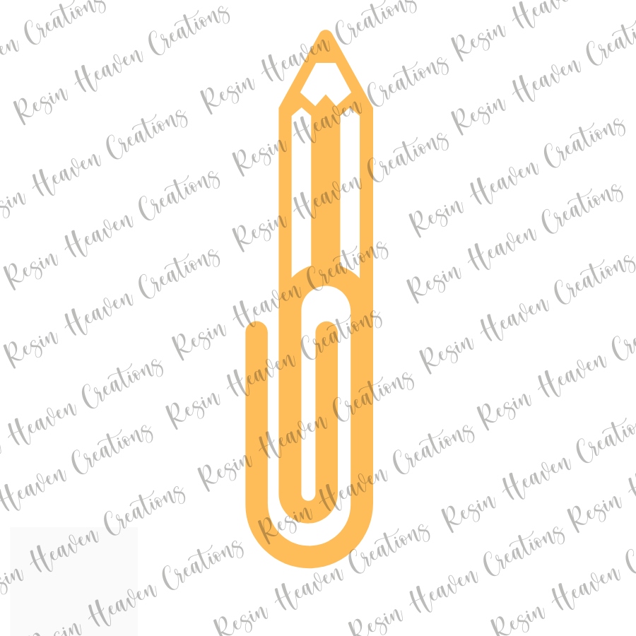 PENCIL jumbo Paperclip (Clear)