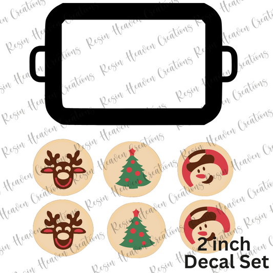 Christmas Cookie shaker (Decal Set)