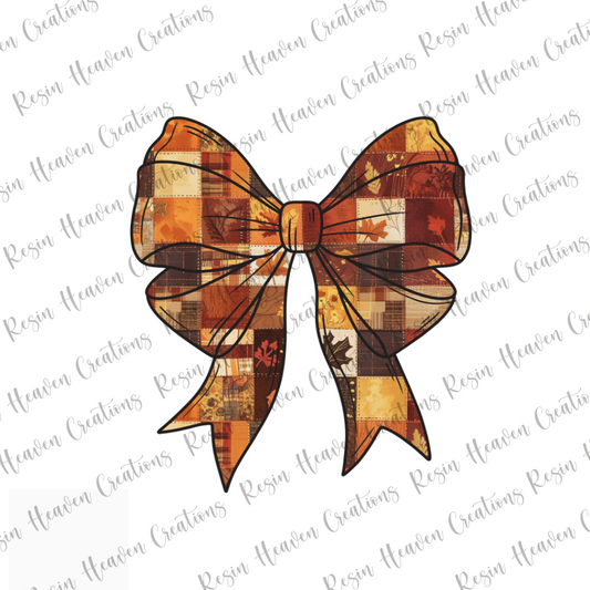 Fall Vibes Bow 1 (DECAL SET)