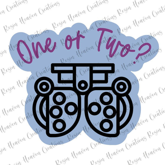 ONE OR TWO (keychain or badge reel)